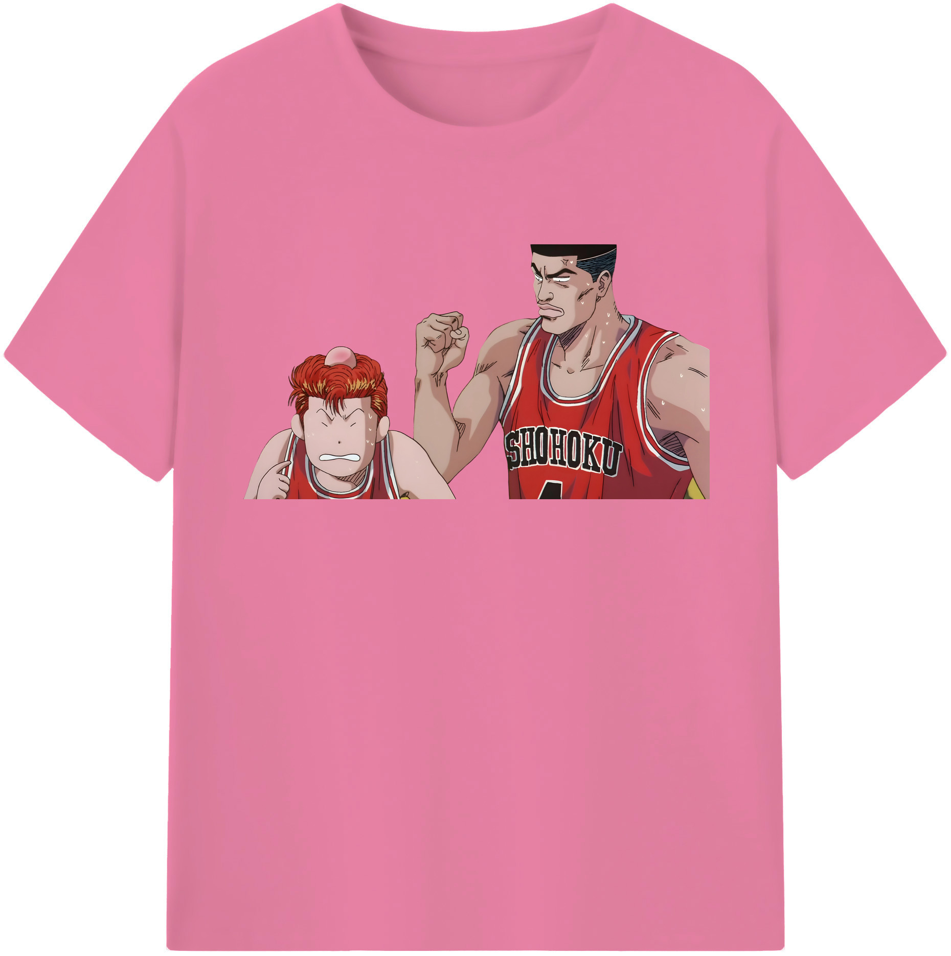 SLAM DUNK／スラムダンク 綿100％半袖Tシャツ（フロントプリント）